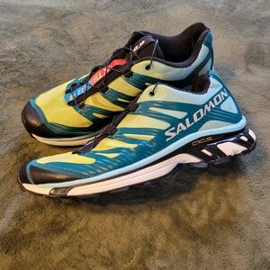 Salomon XT-4 Trail Running Shoes Size 11.5 Men's Tanager Turquoise